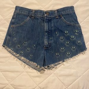 Vintage denim shorts